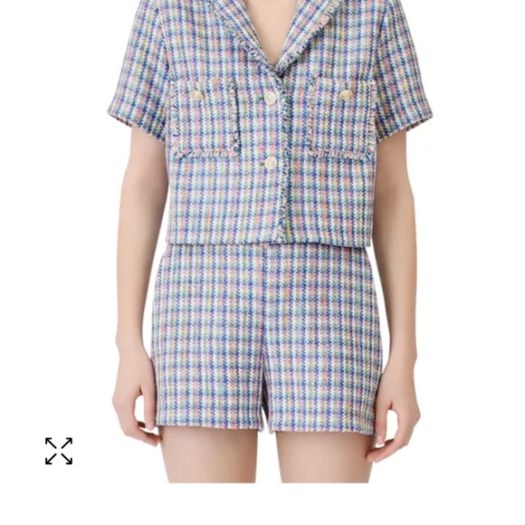 MAJE TWEED SHORT
